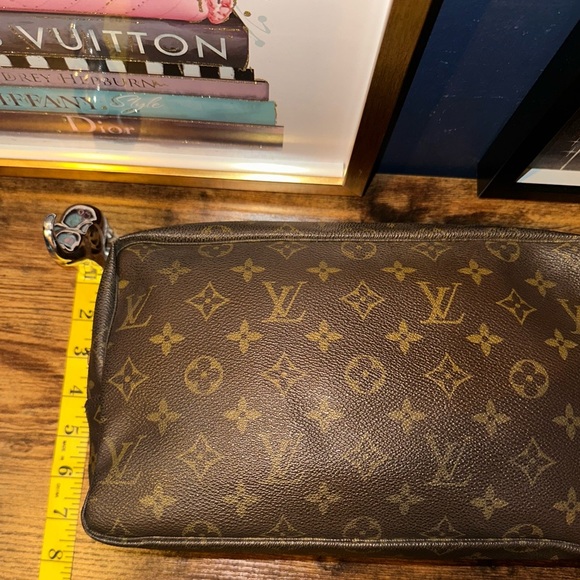 👜 Authentic Louis Vuitton Toiletry Pouch 28 Vintage Discontinued & Rare! NO0904 - Picture 4 of 13